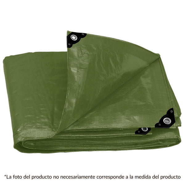 LONA REFORZADA VERDE 3 X 4 MT TRUPER 16374