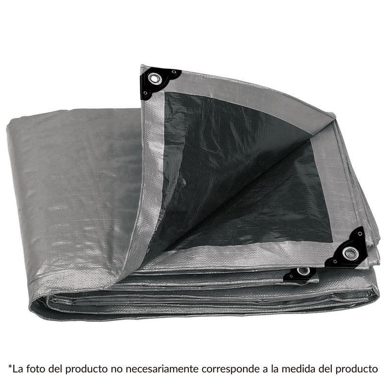 LONA REFORZADA GRIS 4 X 7 MT TRUPER 10774