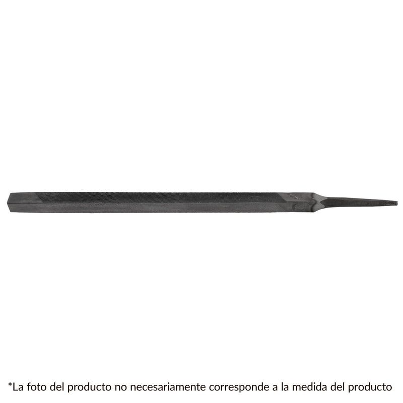 LIMA TRIANGULO 6'' BASTARDA ACABADO NEGRO  TRUPER 11349