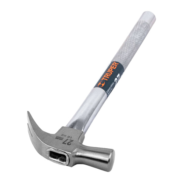Martillo cabeza cónica, uña curva, 29 mm, mango tubular
