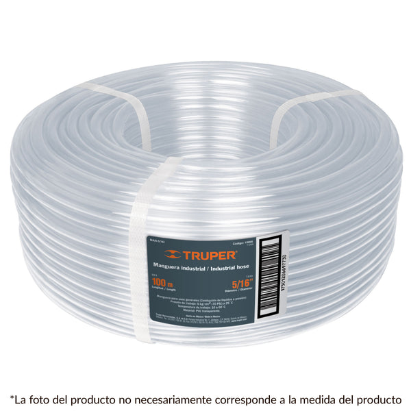MANGUERA INDUSTRIAL 1/4'' TRUPER 19865