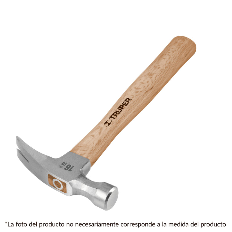 MARTILLO NO PULIDO UÇ?A RECTA 20 OZ TRUPER 16755