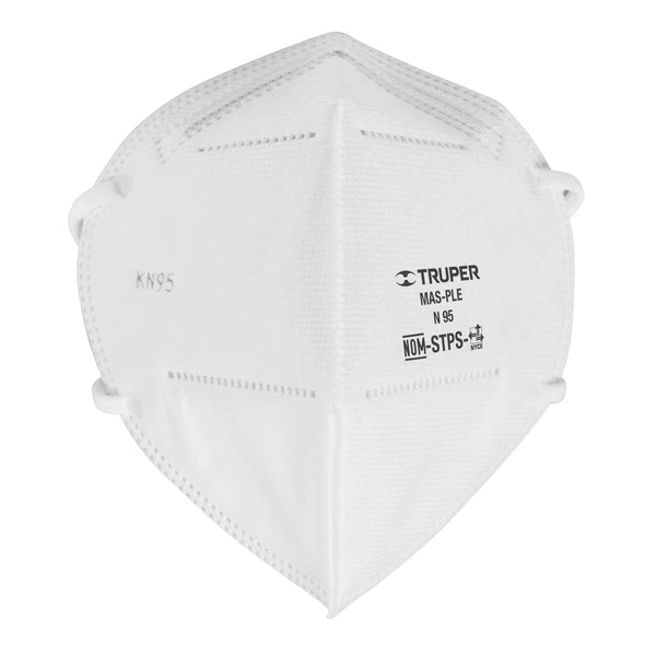 Mascarilla plegable N95, para polvos y partículas