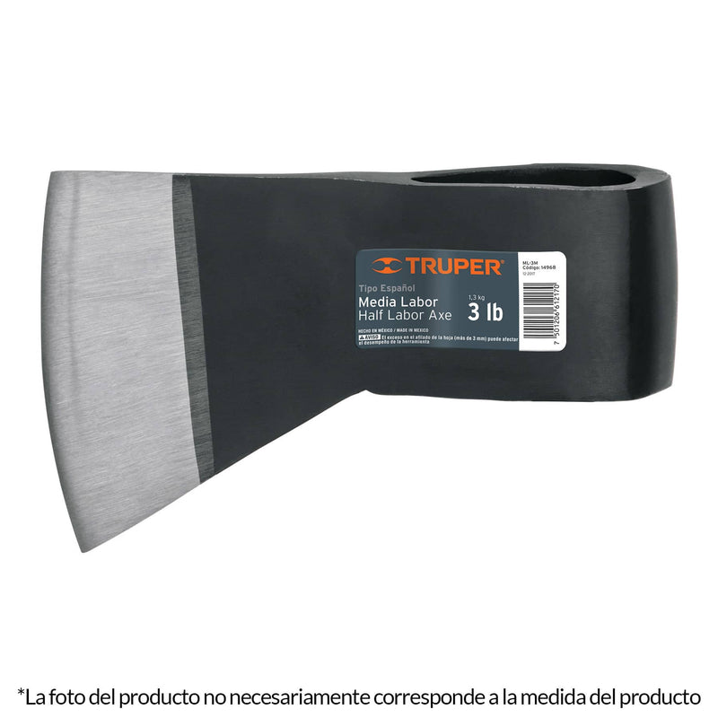 HACHA MEDIA LAB. 4 LB SIN MANGO TRUPER 14990