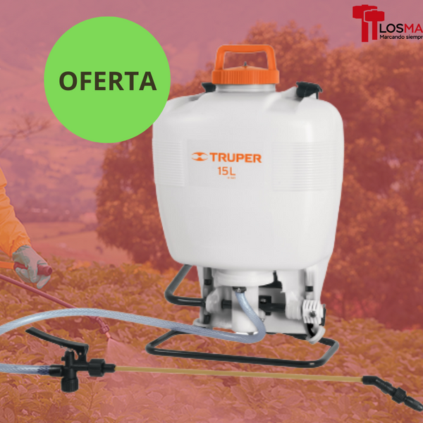 15 Litros Truper 10887 Fumigador De Mochila Tipo 425, 15 Litros