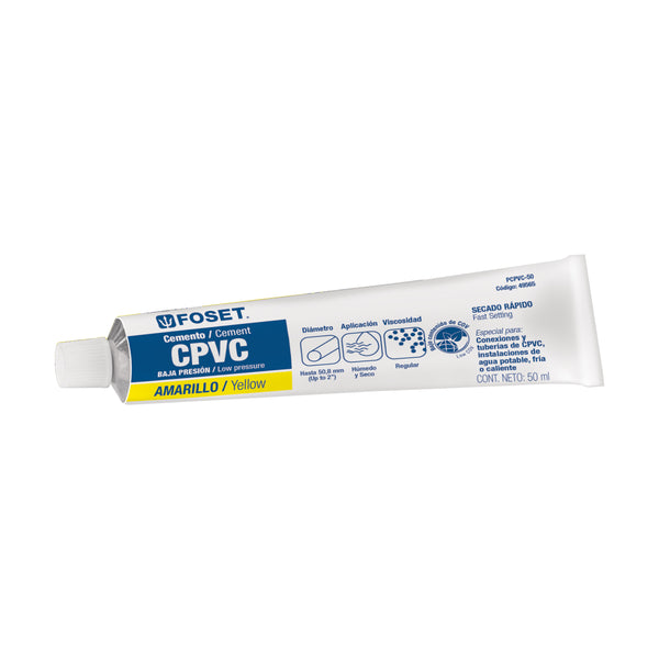 Cemento para CPVC, tubo 50 g