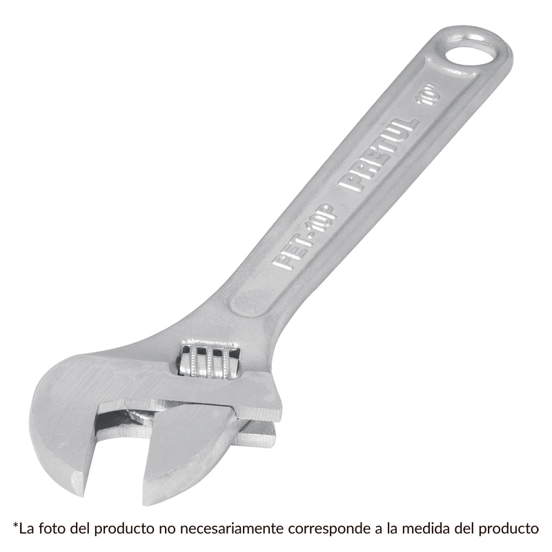 LLAVE PERICO 8'' CROMADA BLISTER PRETUL 21815