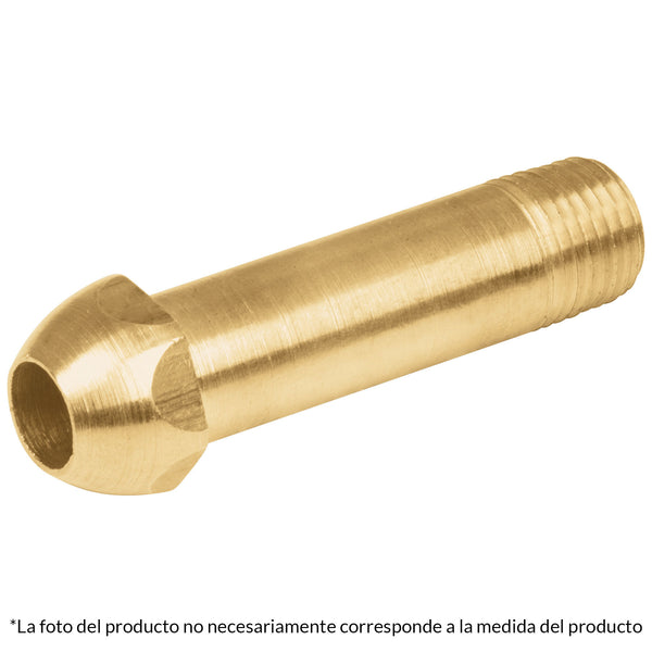 PUNTA POOL 1/4'' PARA GAS DE ROSCA 12CM FOSET 49196