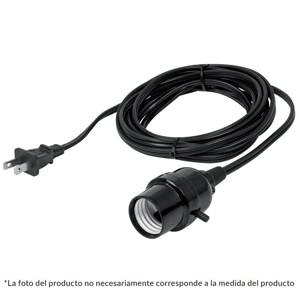 PORTALAMPARA CON CABLE 10 M VOLTECH 47144