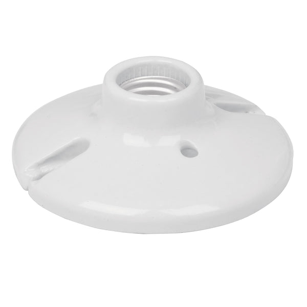 PORTALAMPARA PORCELANA CIRCULAR 4.5'' VOLTECH 46524