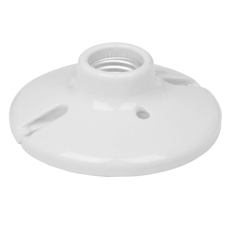 PORTALAMPARA PORCELANA CIRCULAR 4.5'' VOLTECH 46524