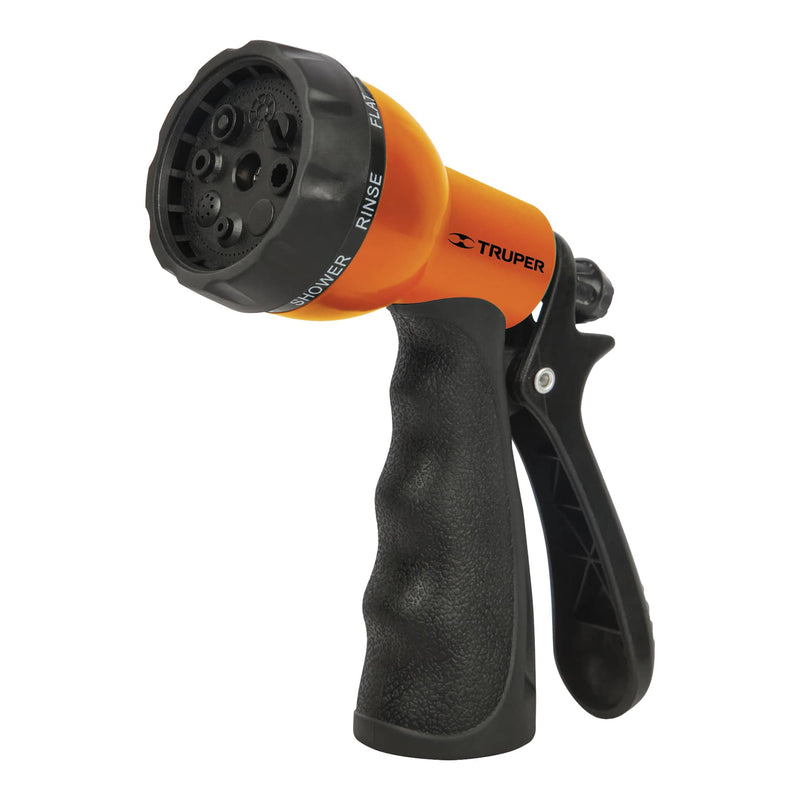 PISTOLA PLASTICA RECUBRIMIENTO 9 FUNCIONES TRUPER 18482