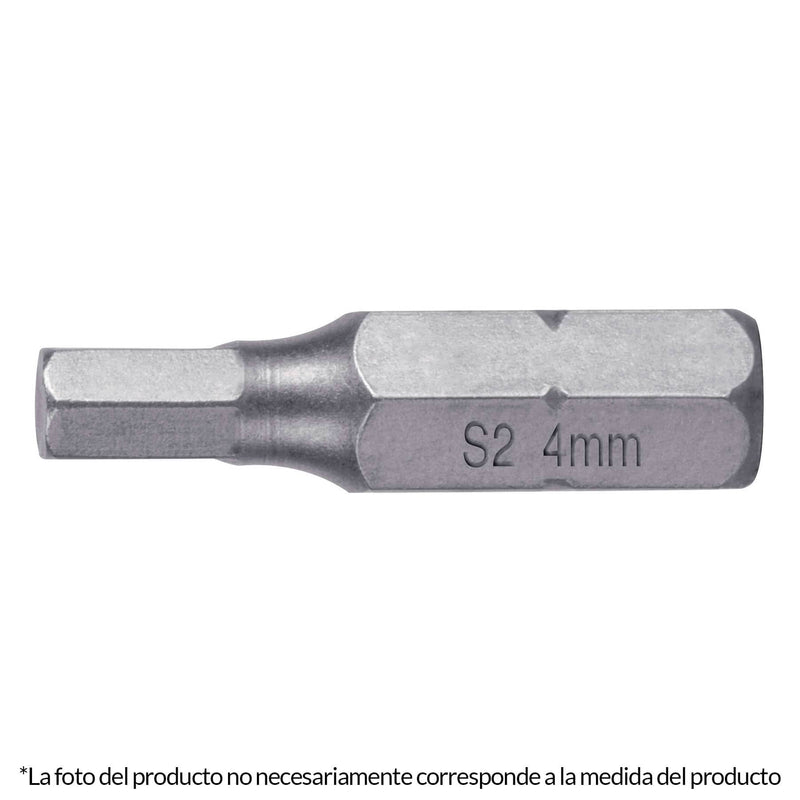 PUNTAS HEXAGONAL 2 MM LARGO 1'' 5PZ TRUPER 12527