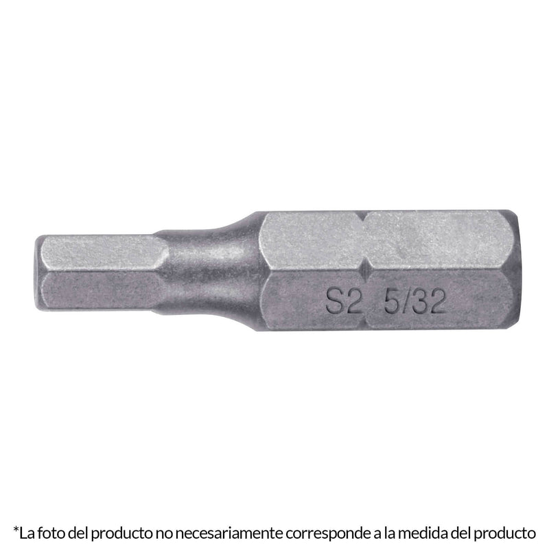 PUNTAS HEXAGONAL 3/32'' LARGO 1'' 5PZ TRUPER 12486