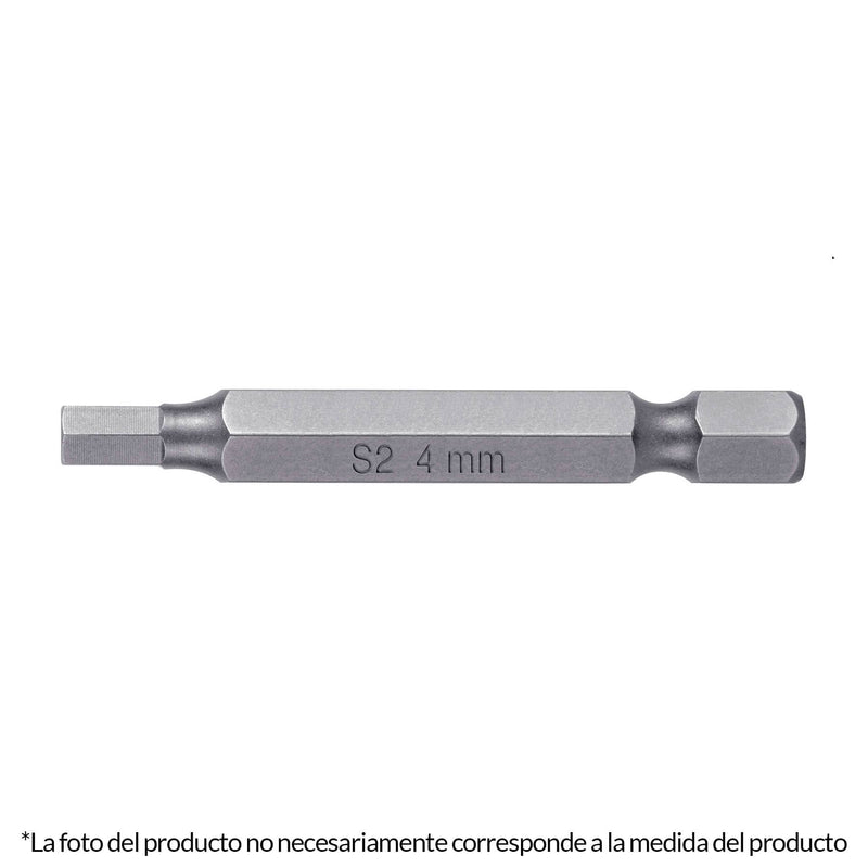 PUNTAS HEXAGONAL 6 MM LARGO 2'' 5PZ TRUPER 12703