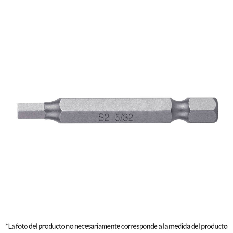 PUNTAS HEXAGONAL 3/16'' LARGO 2'' 5PZ TRUPER 12629