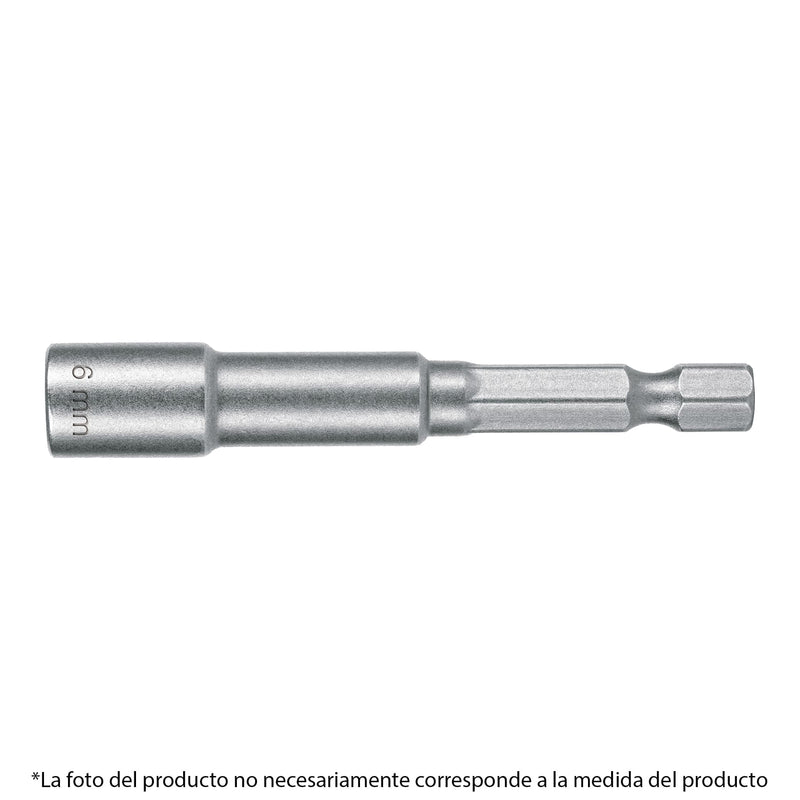 DADOS MAGNETICOS 10 MM LARGO 2-1/2'' 5PZ TRUPER 12949