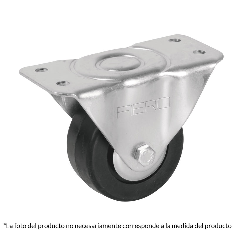 RODAJA HULE PLACA FIJA BALERO 4'' FIERO 48601