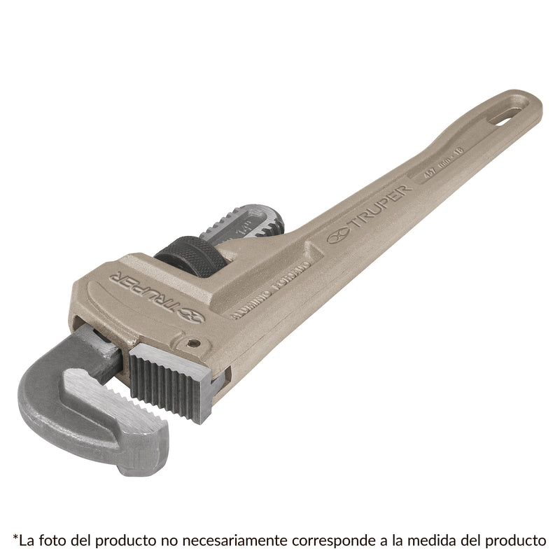 LLAVE STILSON 12'' X 2-3/8'' ALUMINIO ALEADO TRUPER 15843