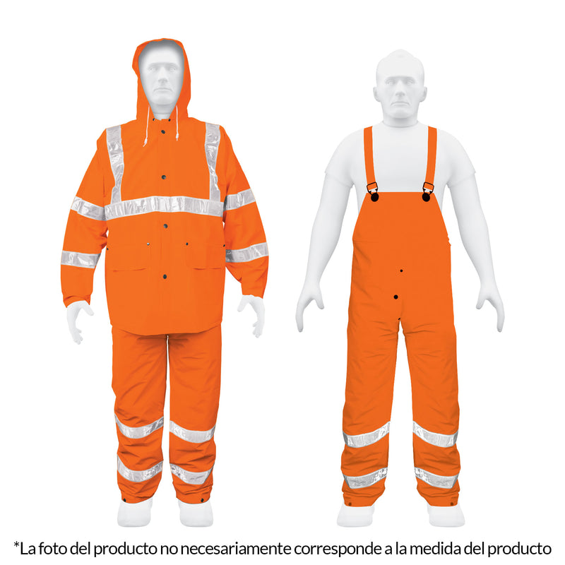 TRAJE PROTECCION 2PZ REFLEJANTE NARANJA G TRUPER 17409