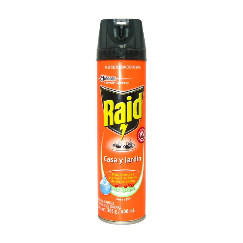 INSECTICIDA RAID CASA Y JARDIN 400ML JOHNSON