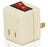 ADAPTADOR POLARIZADO C/ INTERRUPTOR  AD-IN